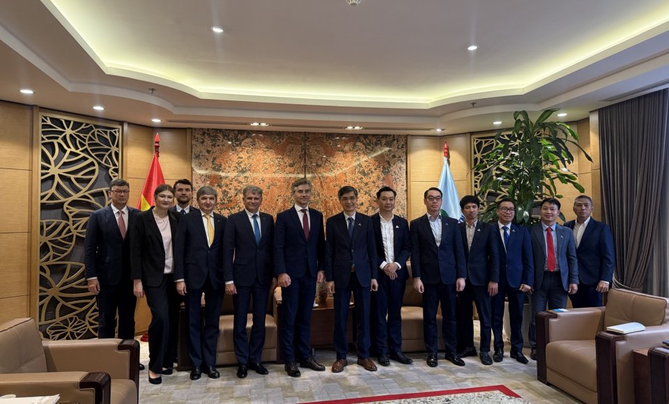 K. Budrys aptarė bendradarbiavimą su didžiausia Vietnamo energetikos įmone